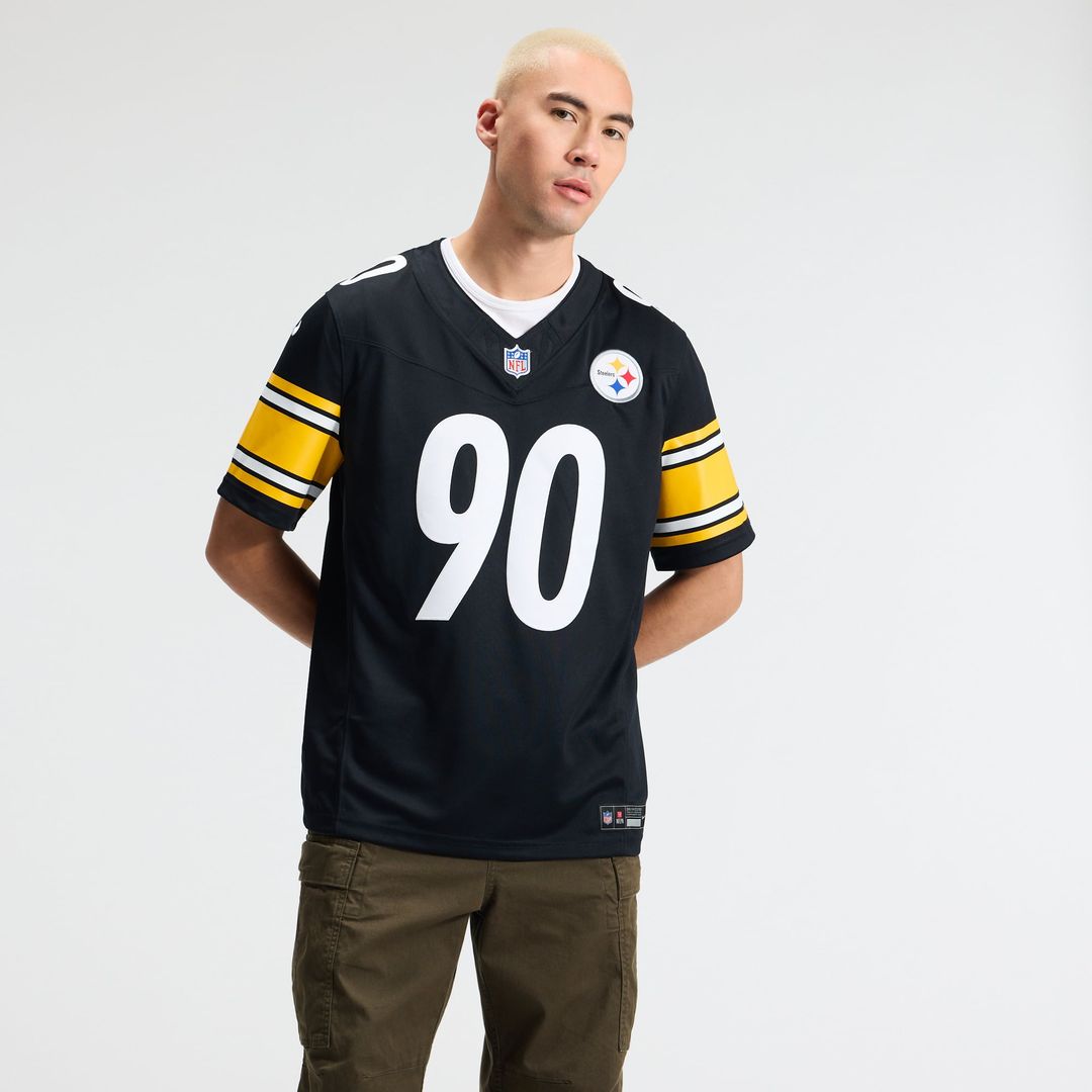 T.J. Watt Pittsburgh Steelers Team Stitched Jersey - Black