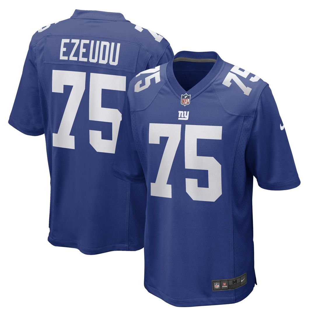 Joshua Ezeudu New York Giants Jersey - Royal