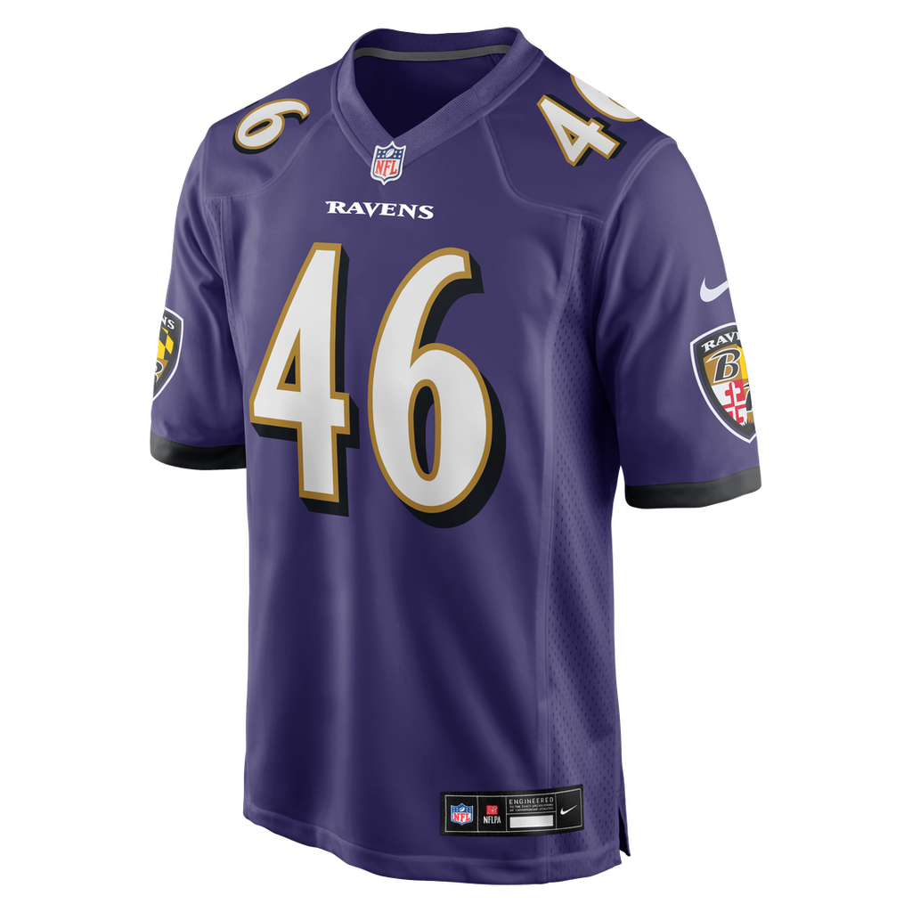 Nick Moore Baltimore Ravens Jersey - Purple