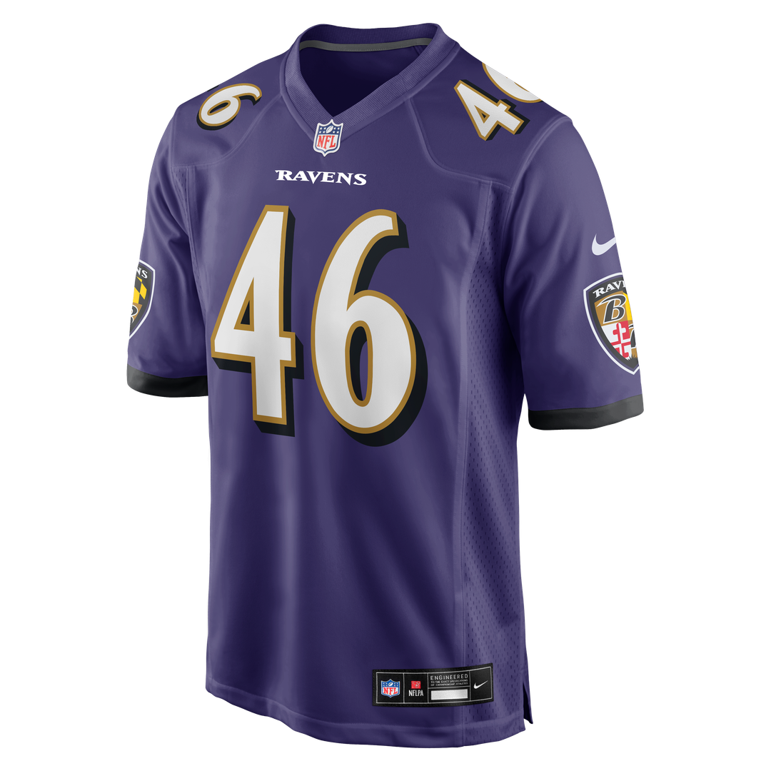 Nick Moore Baltimore Ravens Jersey - Purple
