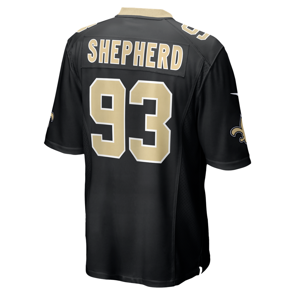 Nathan Shepherd New Orleans Saints Jersey - Black
