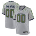 Seattle Seahawks Rivalries Collection Custom Jersey - Gray