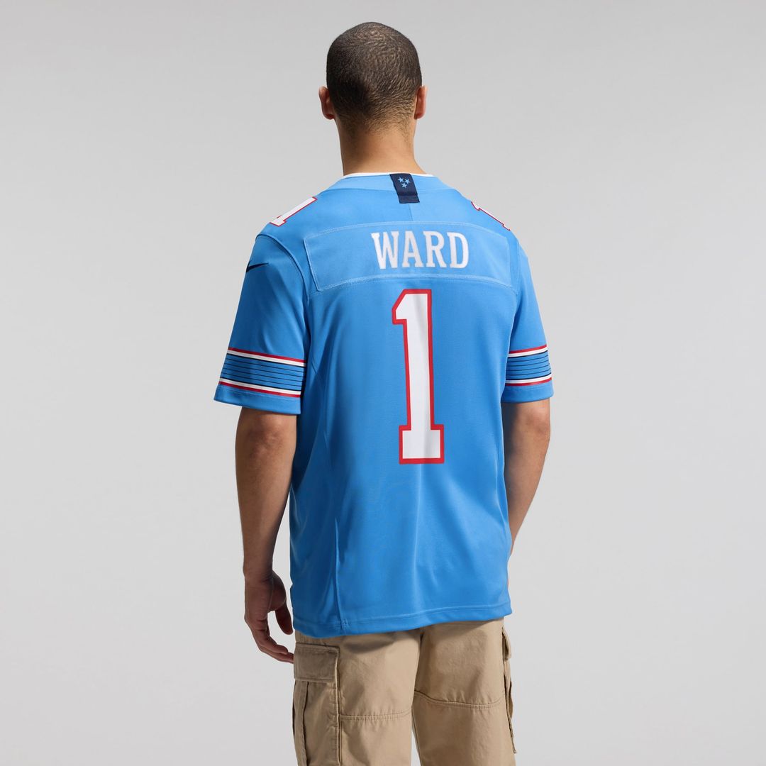 Cameron Ward Tennessee Titans Team Stitched Jersey - Light Blue
