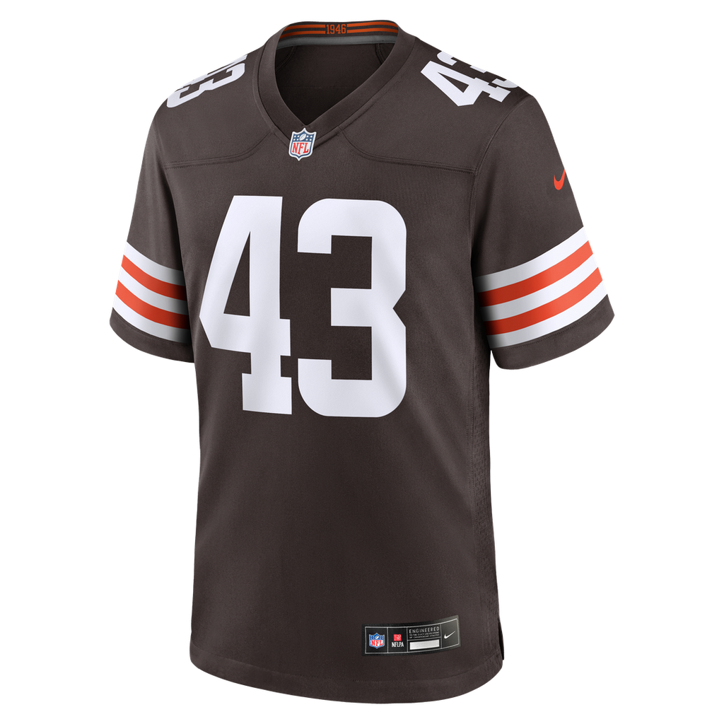Mohamoud Diabate Cleveland Browns Team Jersey - Brown