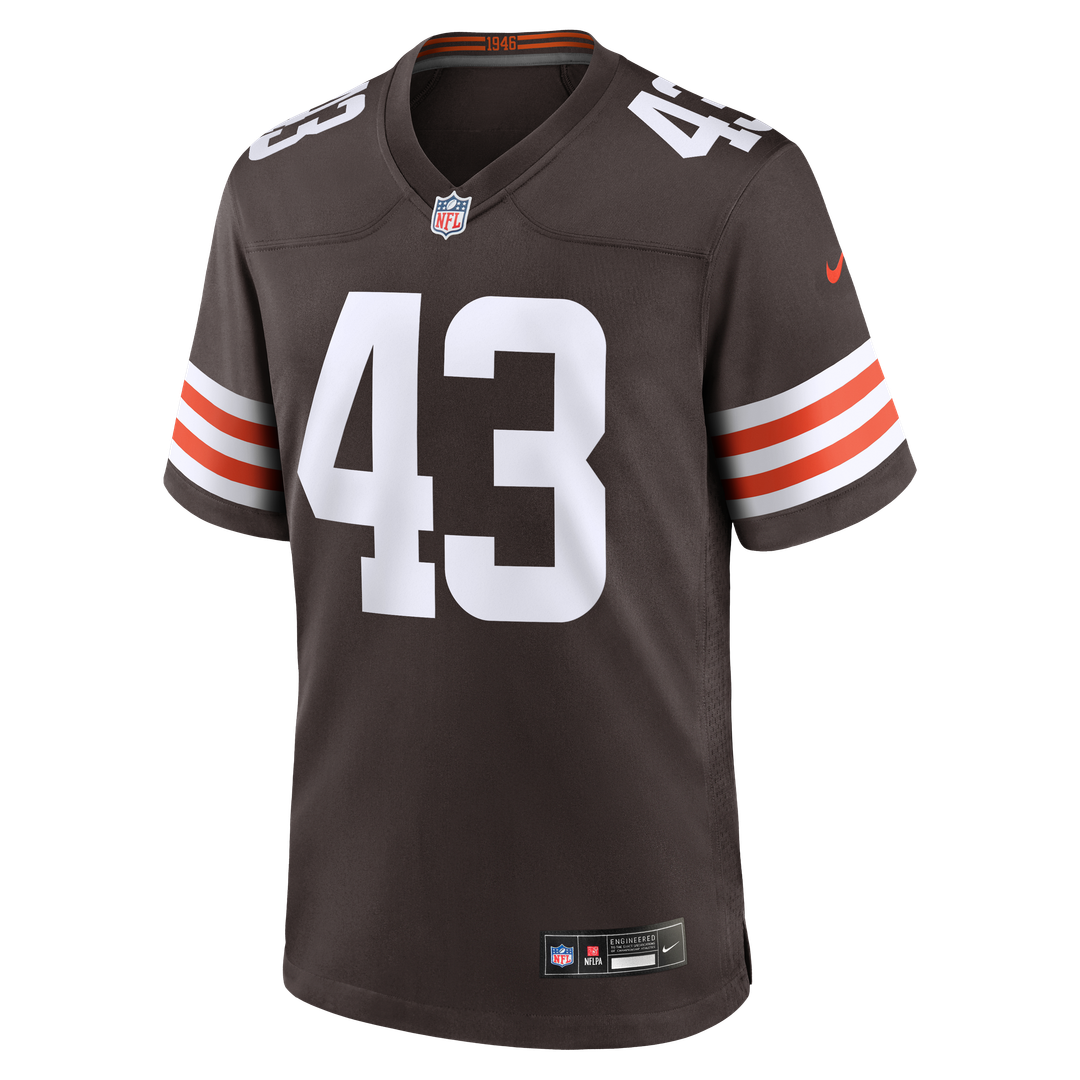 Mohamoud Diabate Cleveland Browns Team Jersey - Brown
