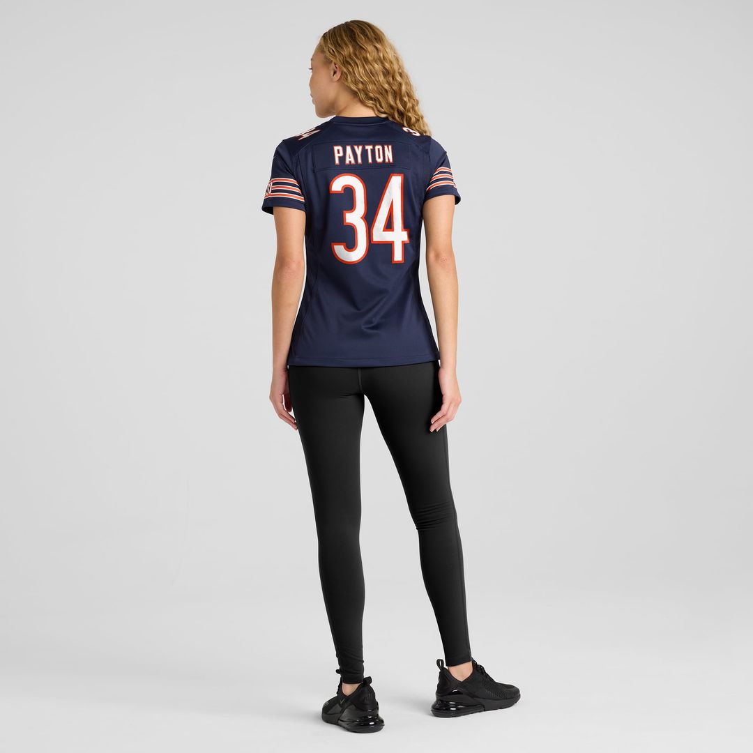 Walter Payton Chicago Bears Women's Game Retired Player Jersey - Navy