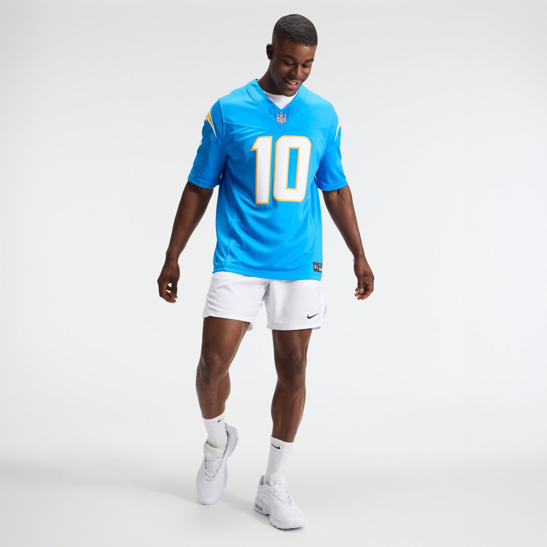 Justin Herbert Los Angeles Chargers Alternate Super Chargers Stitched Jersey - Navy