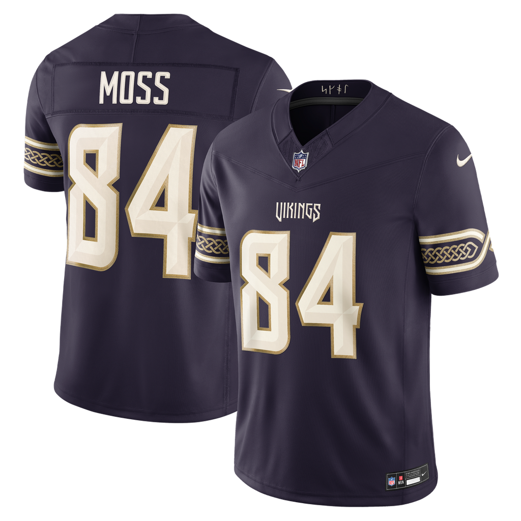 Randy Moss Minnesota Vikings 2026 Rivalries Collection Stitched Jersey - Purple