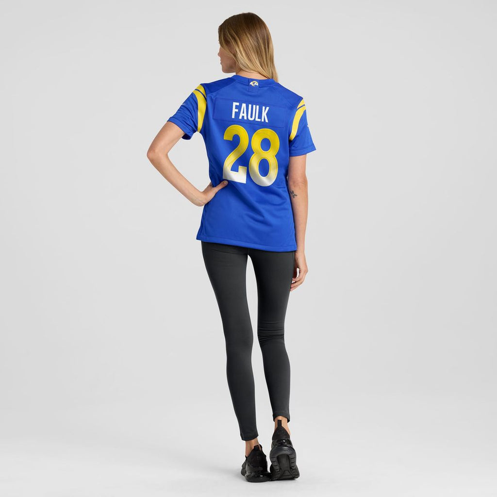 Marshall Faulk Los Angeles Rams Women's Game Retired Player Jersey - Royal
