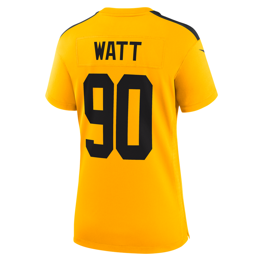 T.J. Watt Pittsburgh Steelers Women's Alternate 1933 Throwback Jersey - Gold