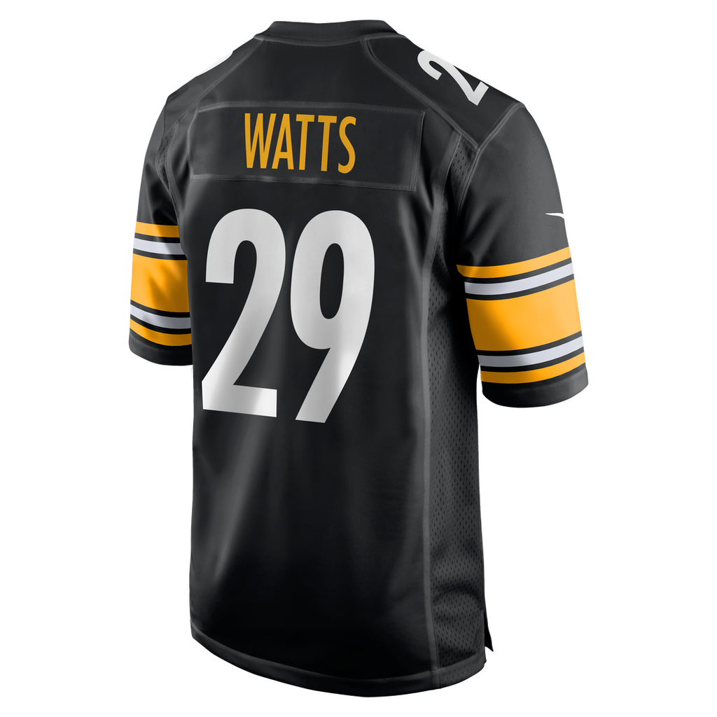 Ryan Watts Pittsburgh Steelers Jersey - Black