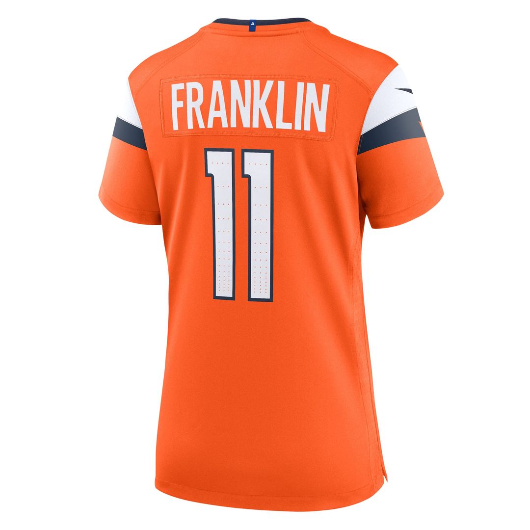 Troy Franklin Denver Broncos Women's Team Jersey - Orange