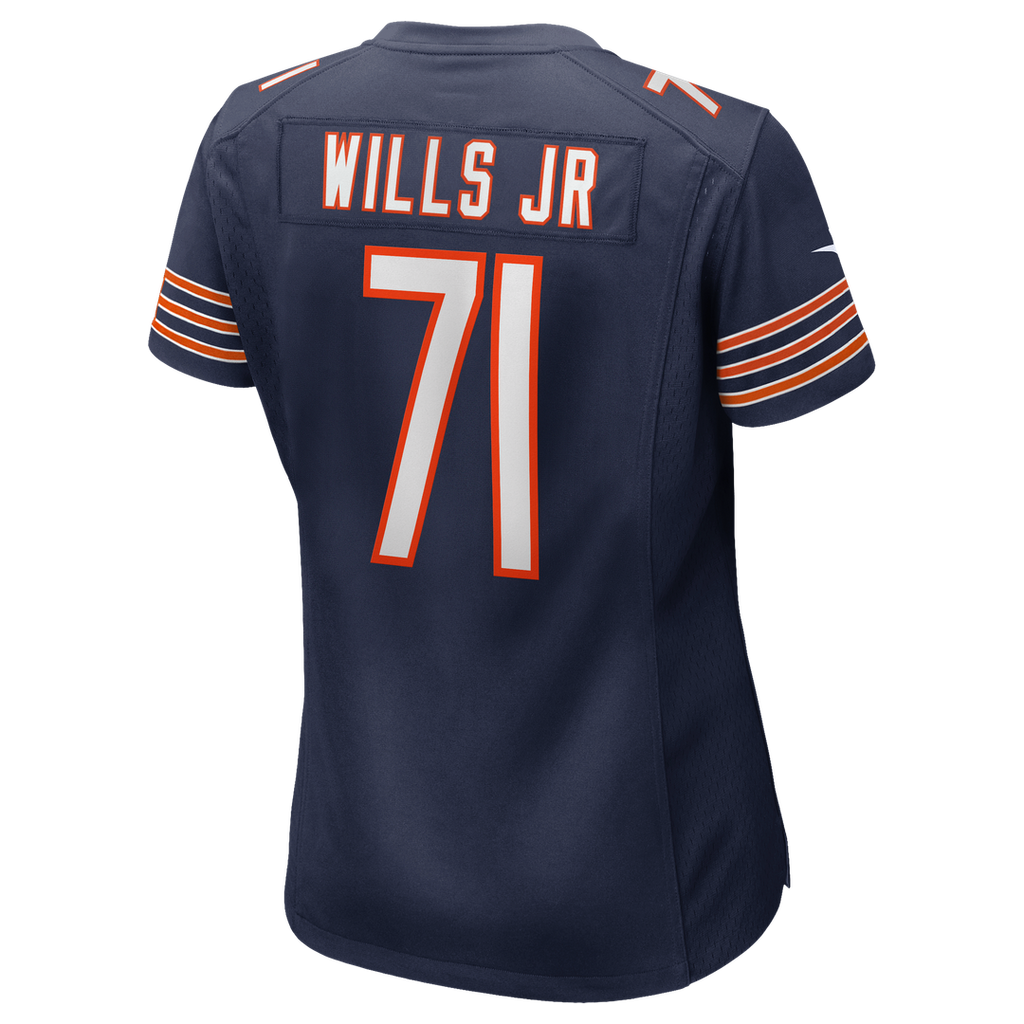 Jedrick Wills Jr. Chicago Bears Women's Team Jersey - Navy