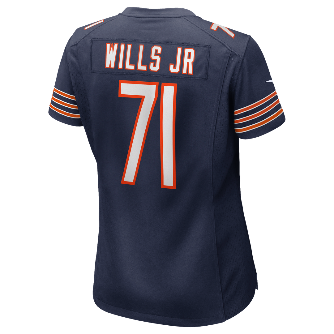 Jedrick Wills Jr. Chicago Bears Women's Team Jersey - Navy