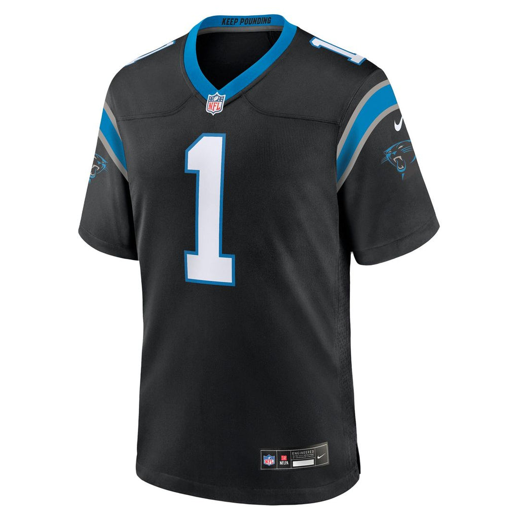 Number 1 Dad Carolina Panthers Jersey - Black