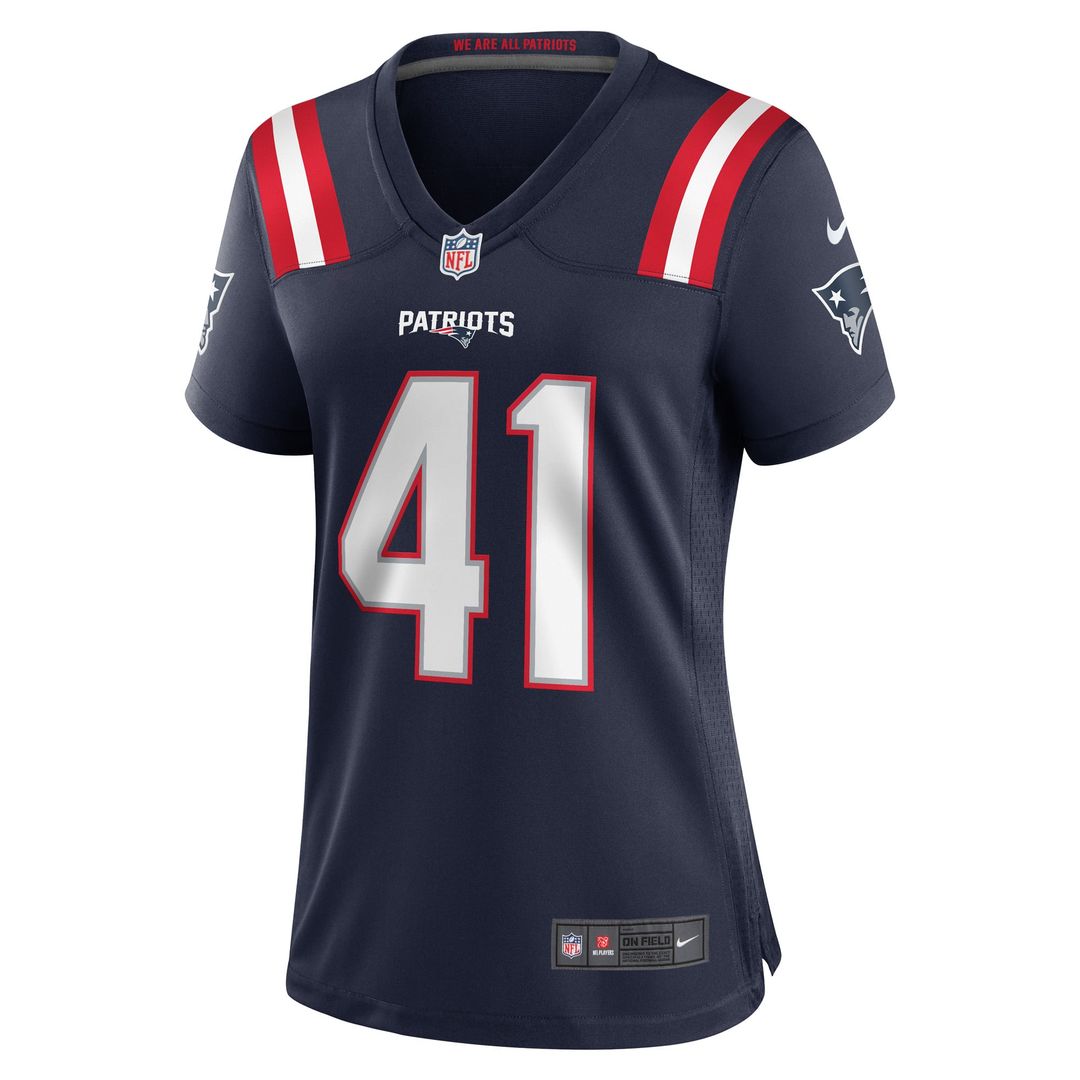 Brenden Schooler New England Patriots Women's Jersey - Navy