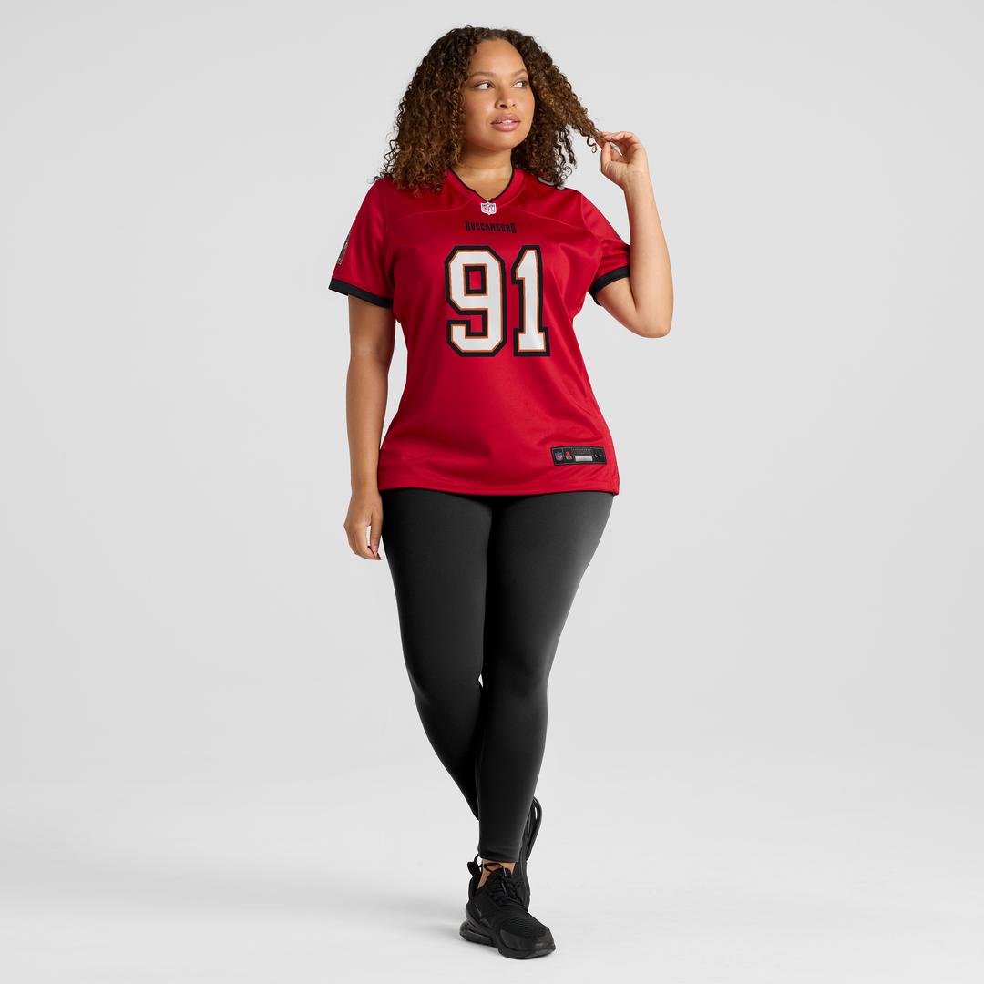 A'Shawn Robinson Tampa Bay Buccaneers Women's Team Jersey - Red