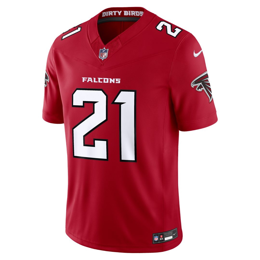 Deion Sanders Atlanta Falcons Team Stitched Retired Jersey - Red