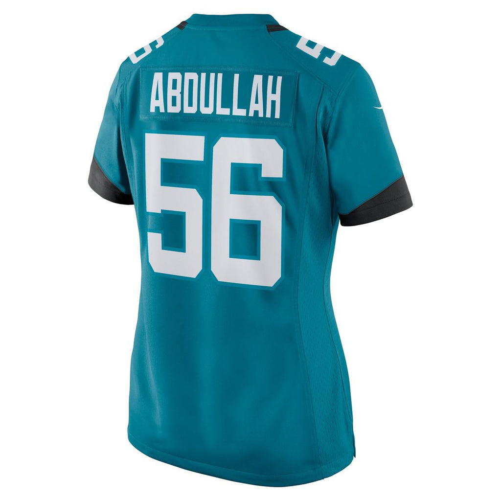 Yasir Abdullah Jacksonville Jaguars Women's Team Jersey - Teal