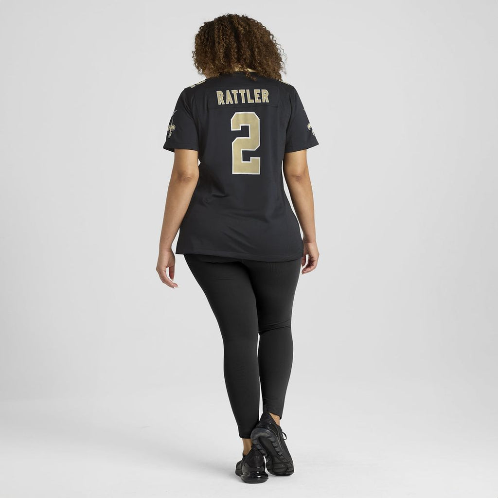 Spencer Rattler New Orleans Saints Women's Team Jersey - Black