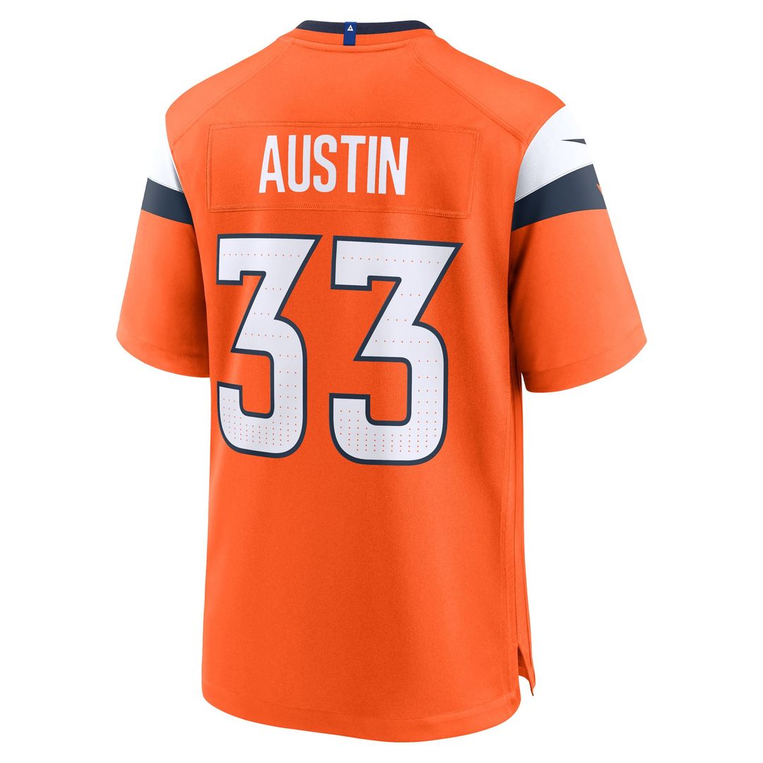 Brent Austin Denver Broncos Team Jersey - Orange