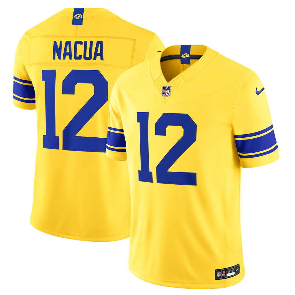 Puka Nacua Los Angeles Rams Stitched Jersey - White