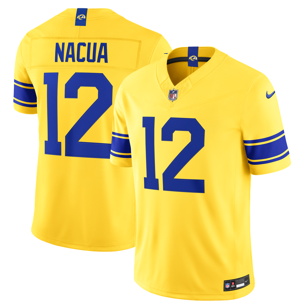Puka Nacua Los Angeles Rams Stitched Jersey - White