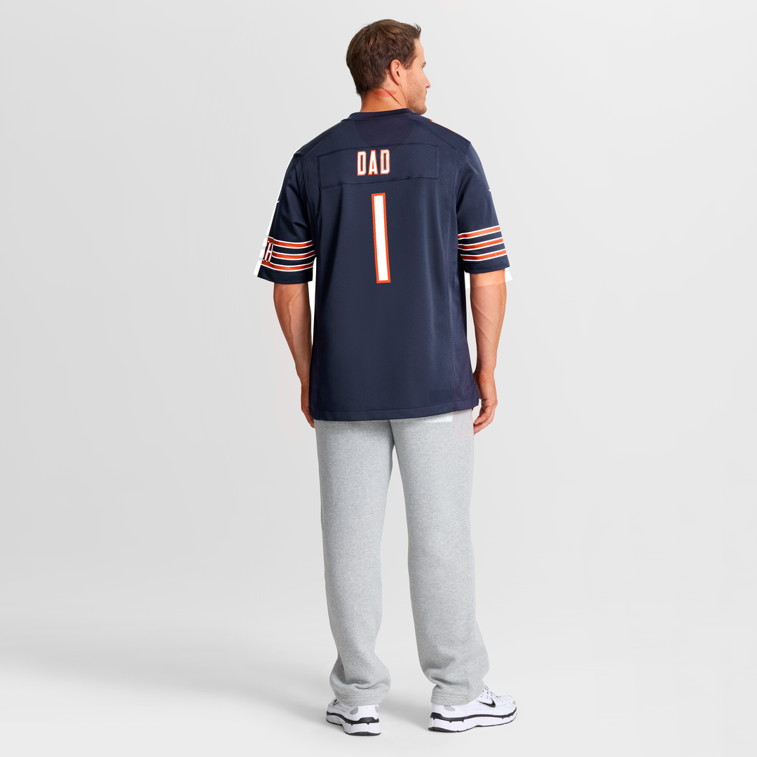Number 1 Dad Chicago Bears Jersey - Navy