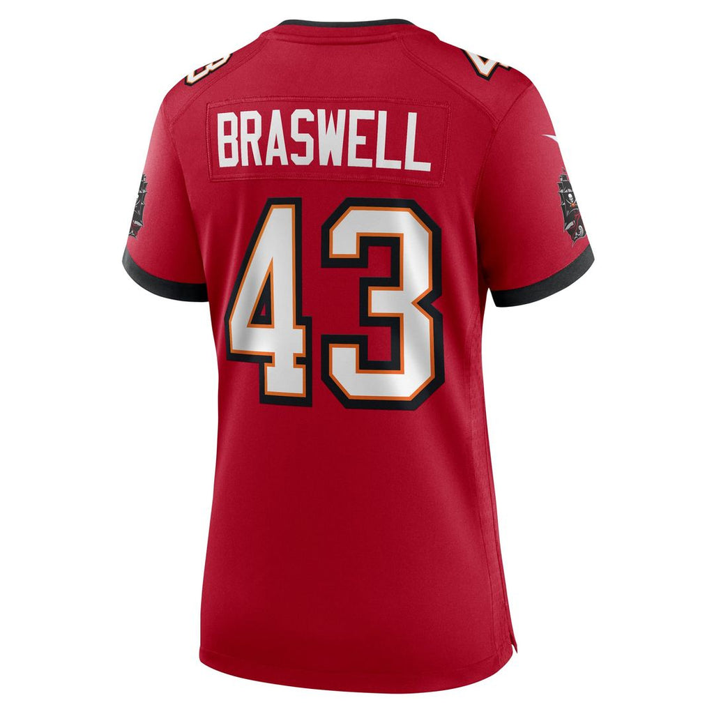 Chris Braswell Tampa Bay Buccaneers Women's Team Jersey - Red