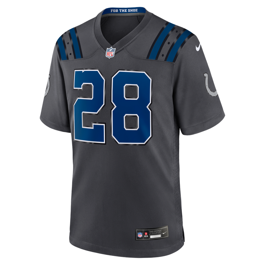 Jonathan Taylor Indianapolis Colts 2026 Rivalries Collection Jersey - Anthracite