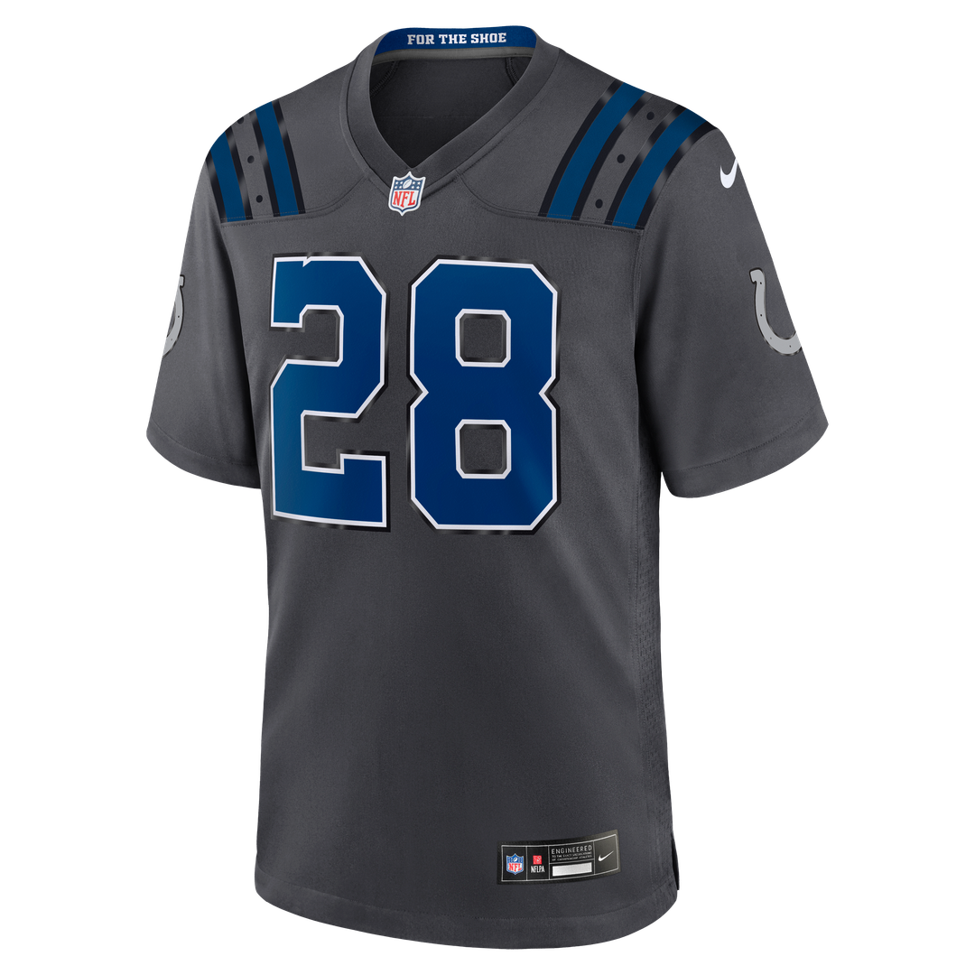 Jonathan Taylor Indianapolis Colts 2026 Rivalries Collection Jersey - Anthracite