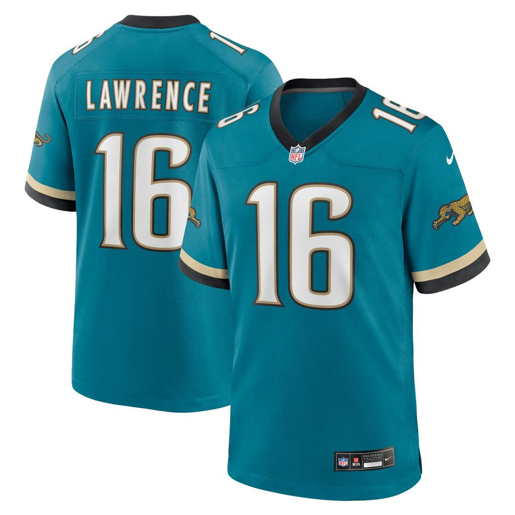 Trevor Lawrence Jacksonville Jaguars Prowler Throwback Player Jersey - Teal