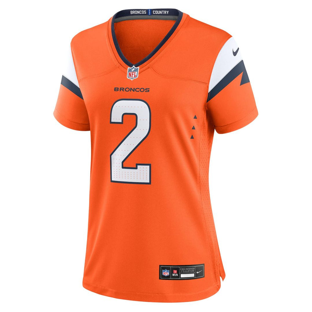 Patrick Surtain II Denver Broncos Women's Team Jersey - Orange