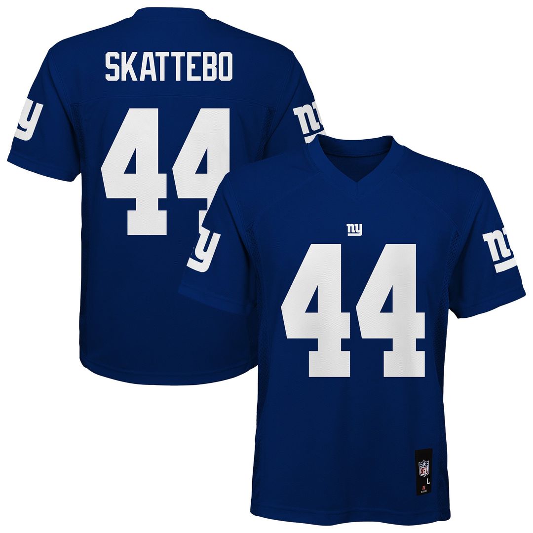 Cam Skattebo New York Giants Youth Jersey - Royal