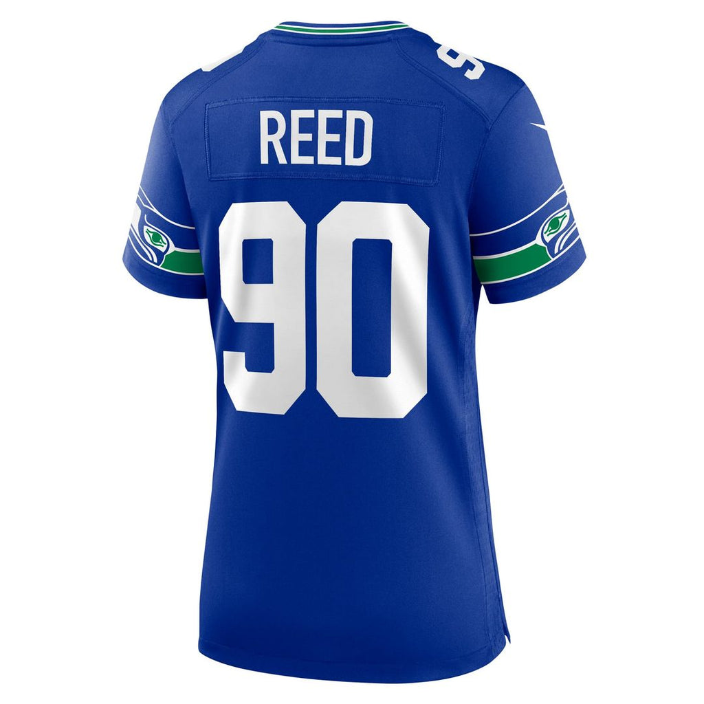 Jarran Reed Seattle Seahawks Women's Team Jersey - College Navy