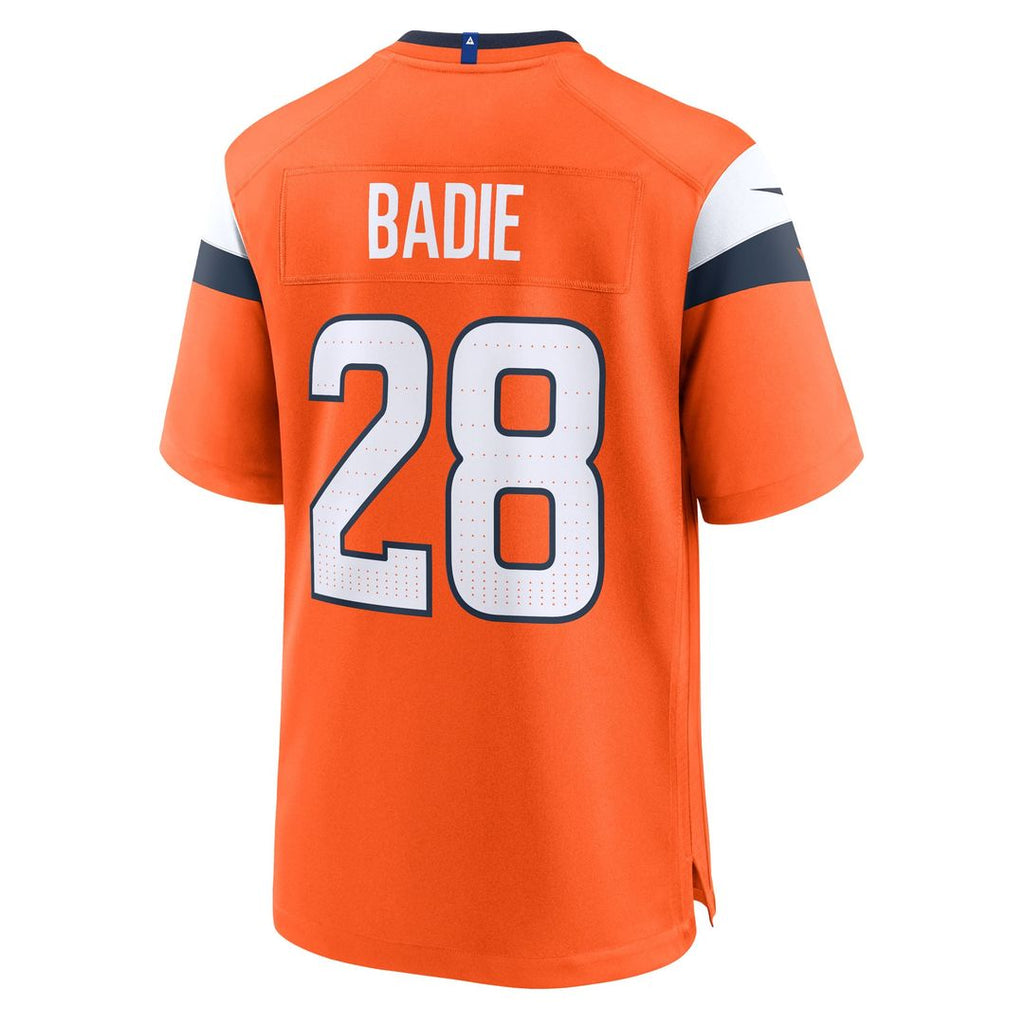 Tyler Badie Denver Broncos Team Jersey - Orange