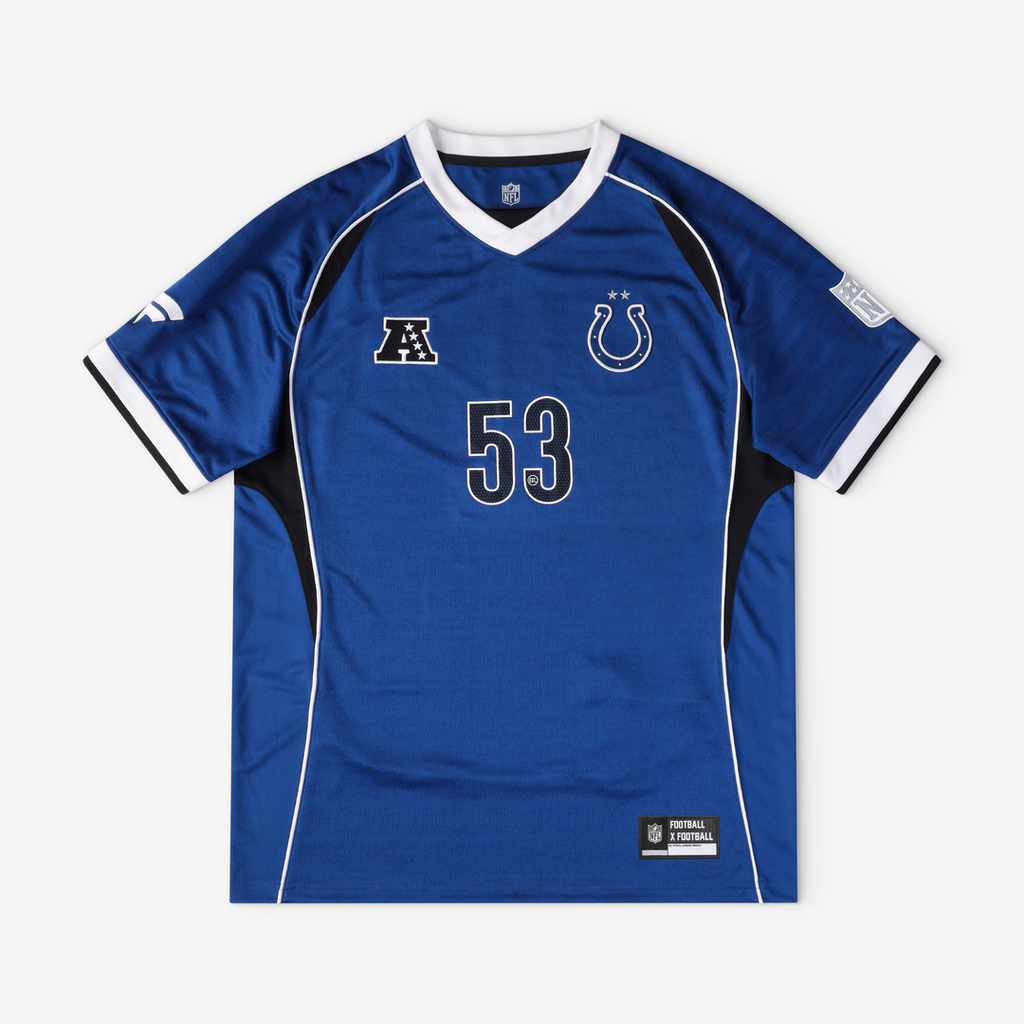 Indianapolis Colts Youth Football x Football V-Neck Fan Top - Royal