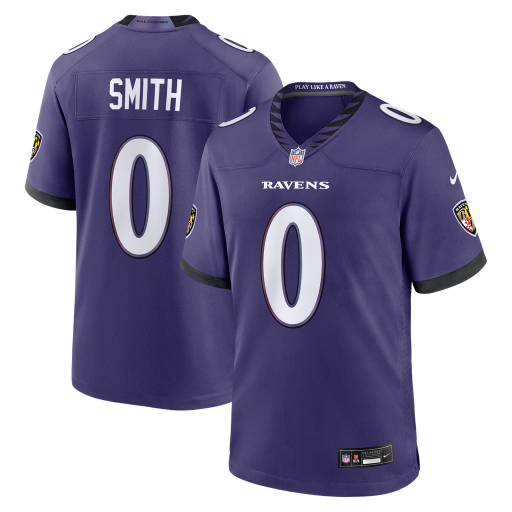 Roquan Smith Baltimore Ravens Team Jersey - Purple