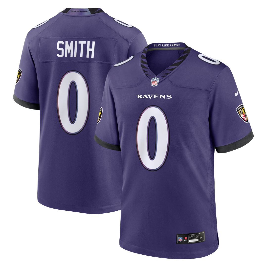 Roquan Smith Baltimore Ravens Team Jersey - Purple