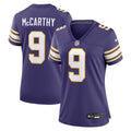 J.J. McCarthy Minnesota Vikings Women's 2nd Alternate Player Jersey - Purple