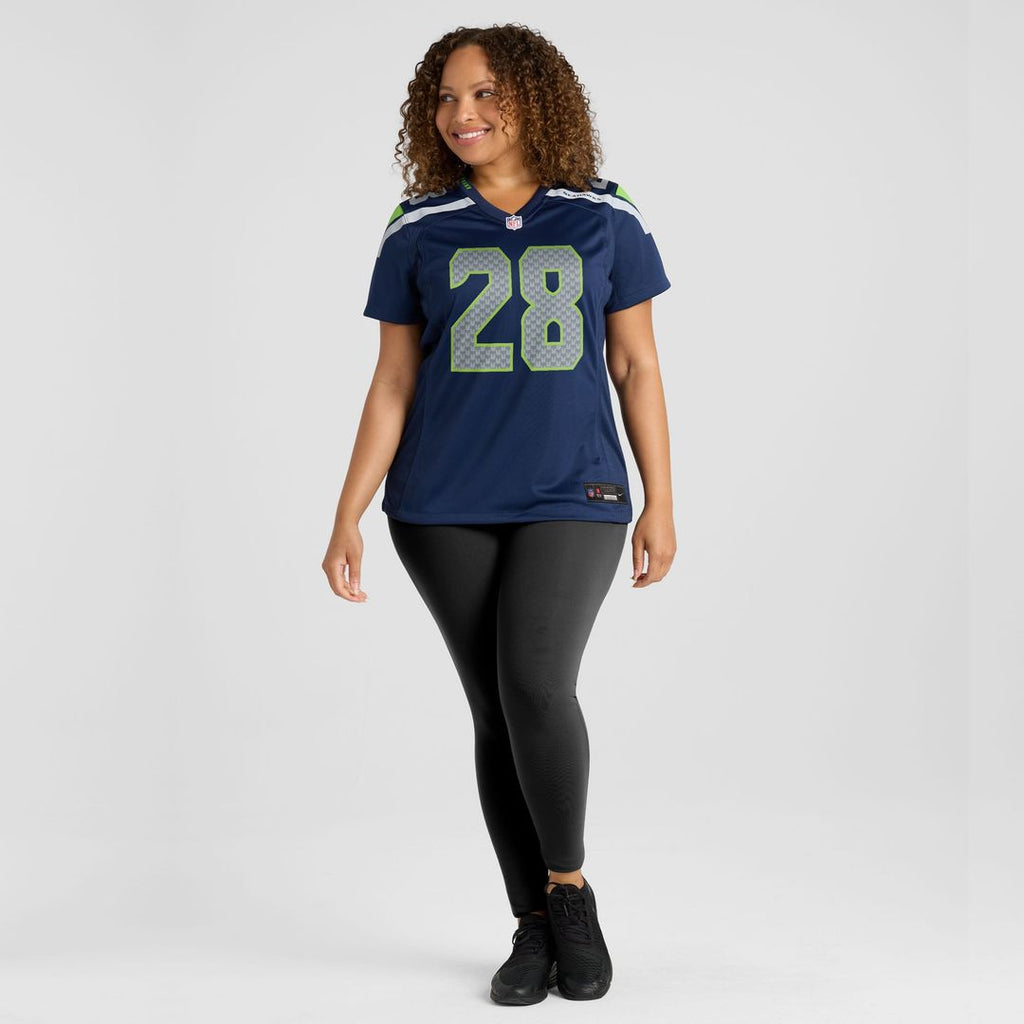 Nehemiah Pritchett Seattle Seahawks Women's Team Jersey - College Navy