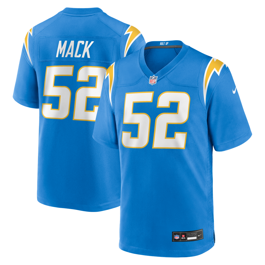Khalil Mack Los Angeles Chargers Jersey - Powder Blue