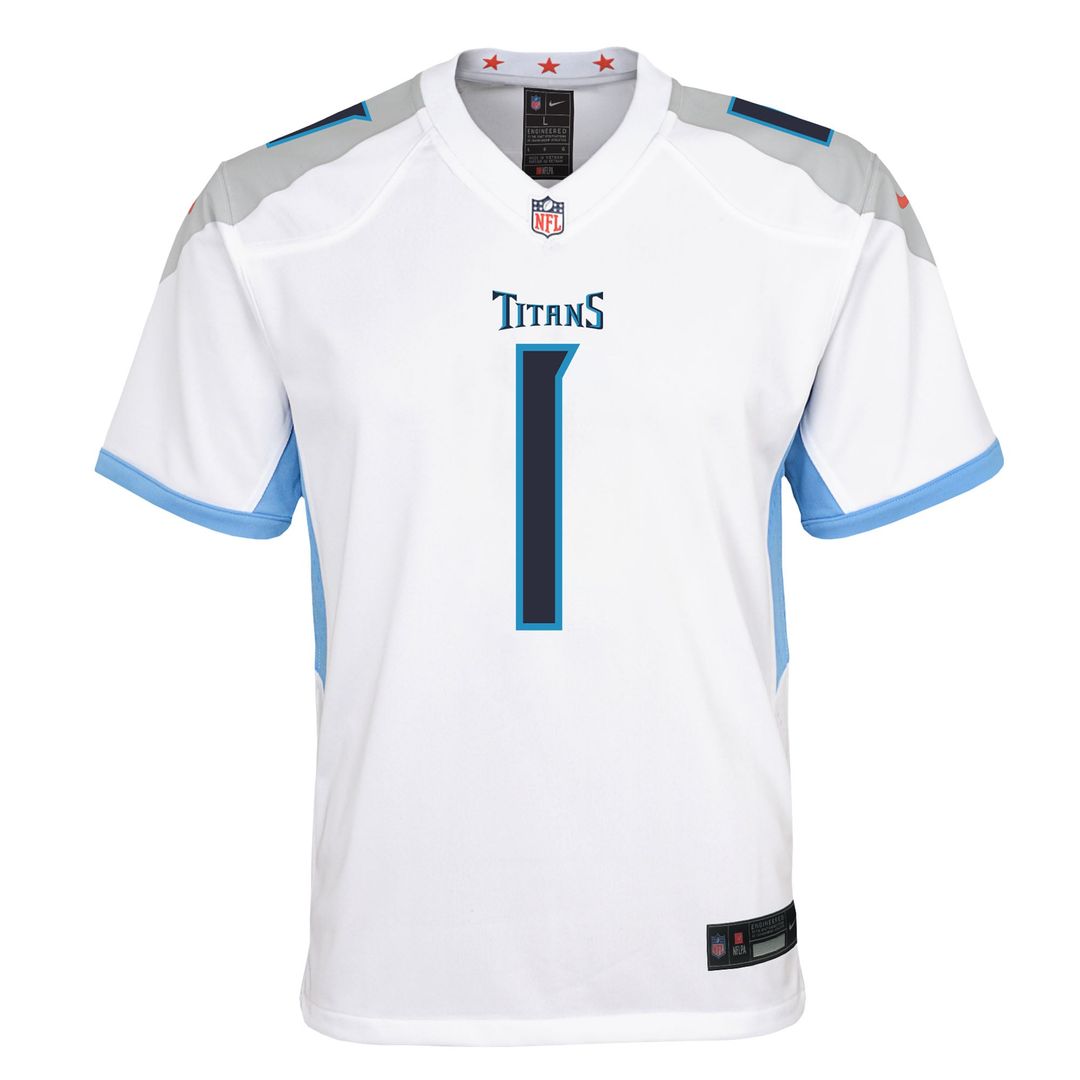 Cameron Ward Tennessee Titans Youth White Jersey - White