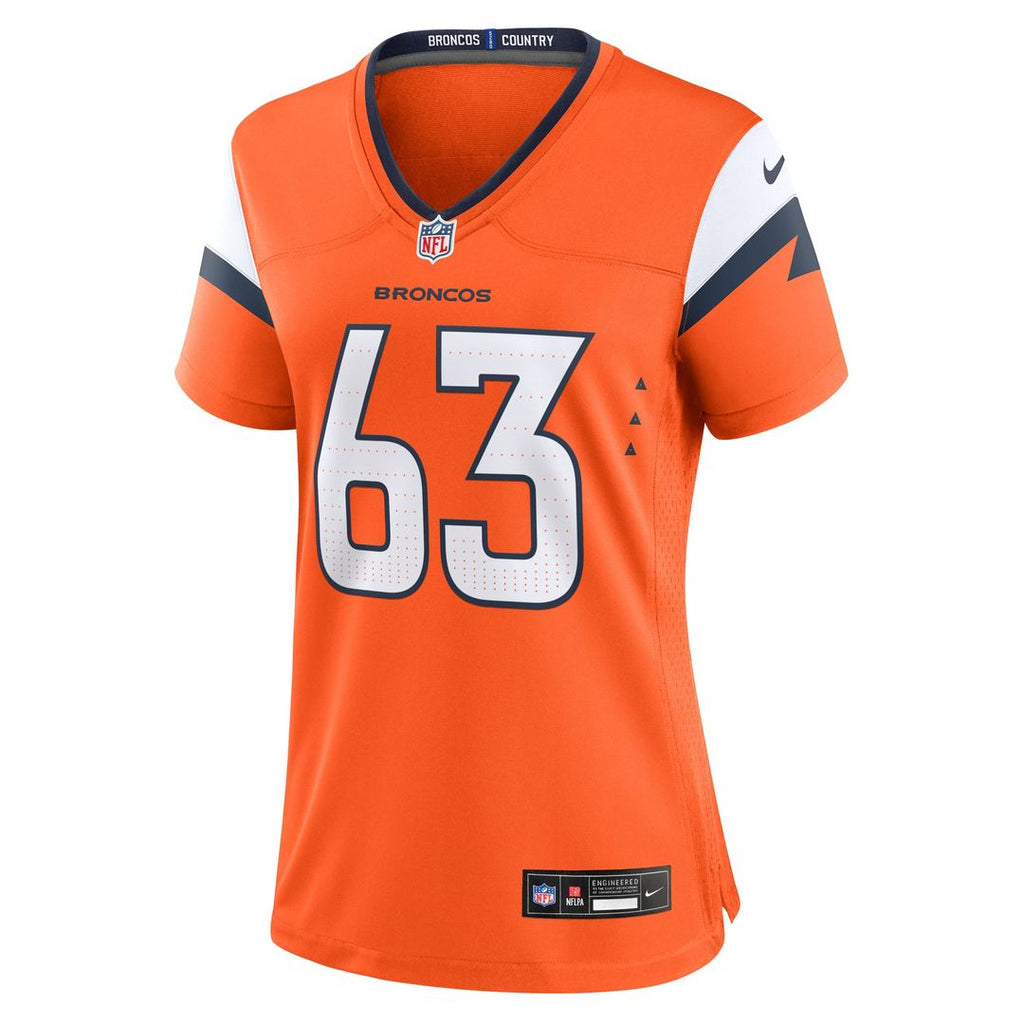 Alex Palczewski Denver Broncos Women's Team Jersey - Orange