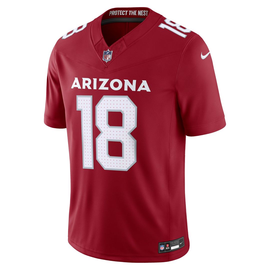 Marvin Harrison Jr. Arizona Cardinals Team Stitched Jersey - Cardinal