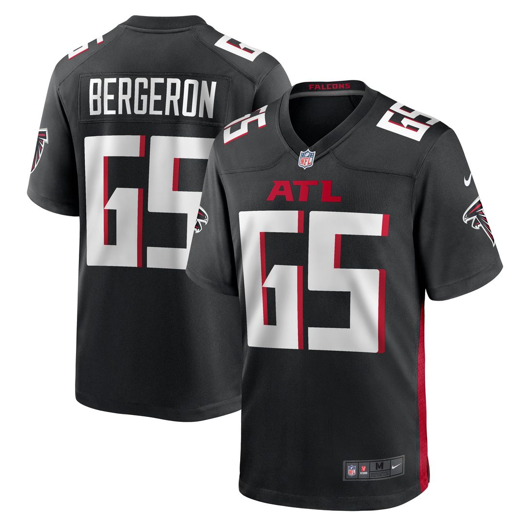 Matthew Bergeron Atlanta Falcons Team Jersey - Black