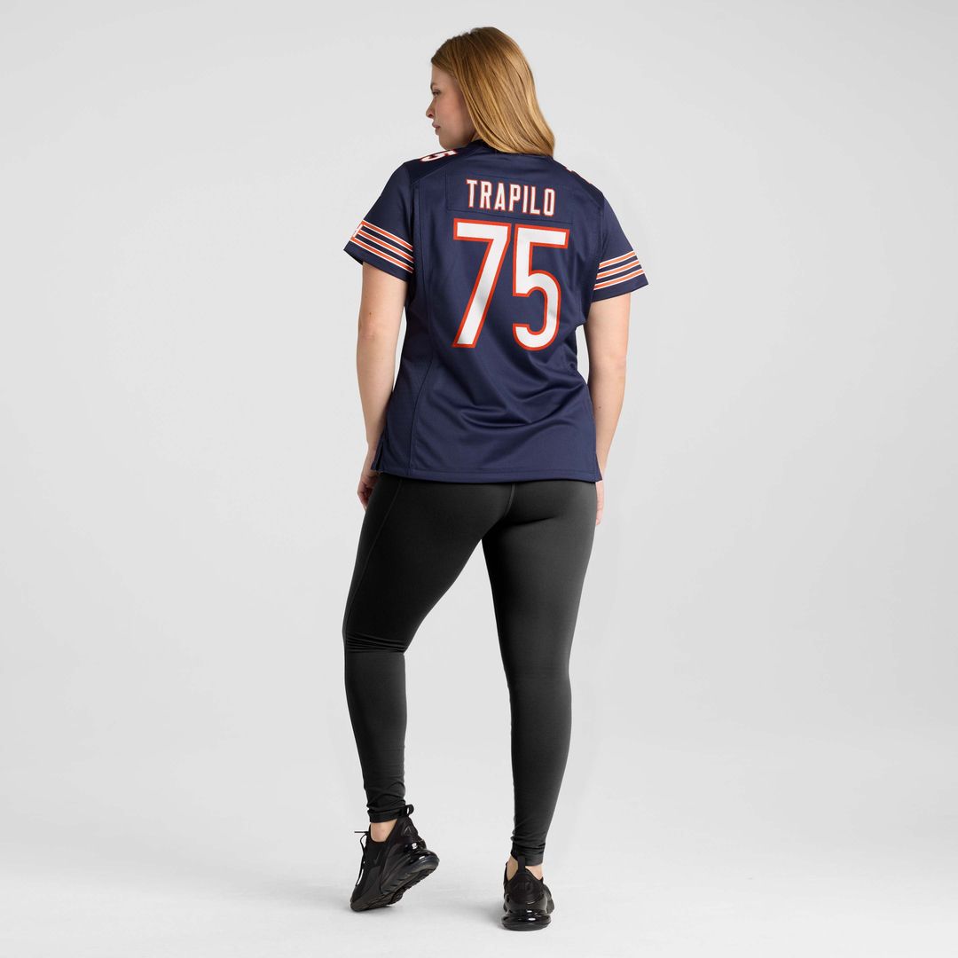 Ozzy Trapilo Chicago Bears Women's Team Jersey - Navy