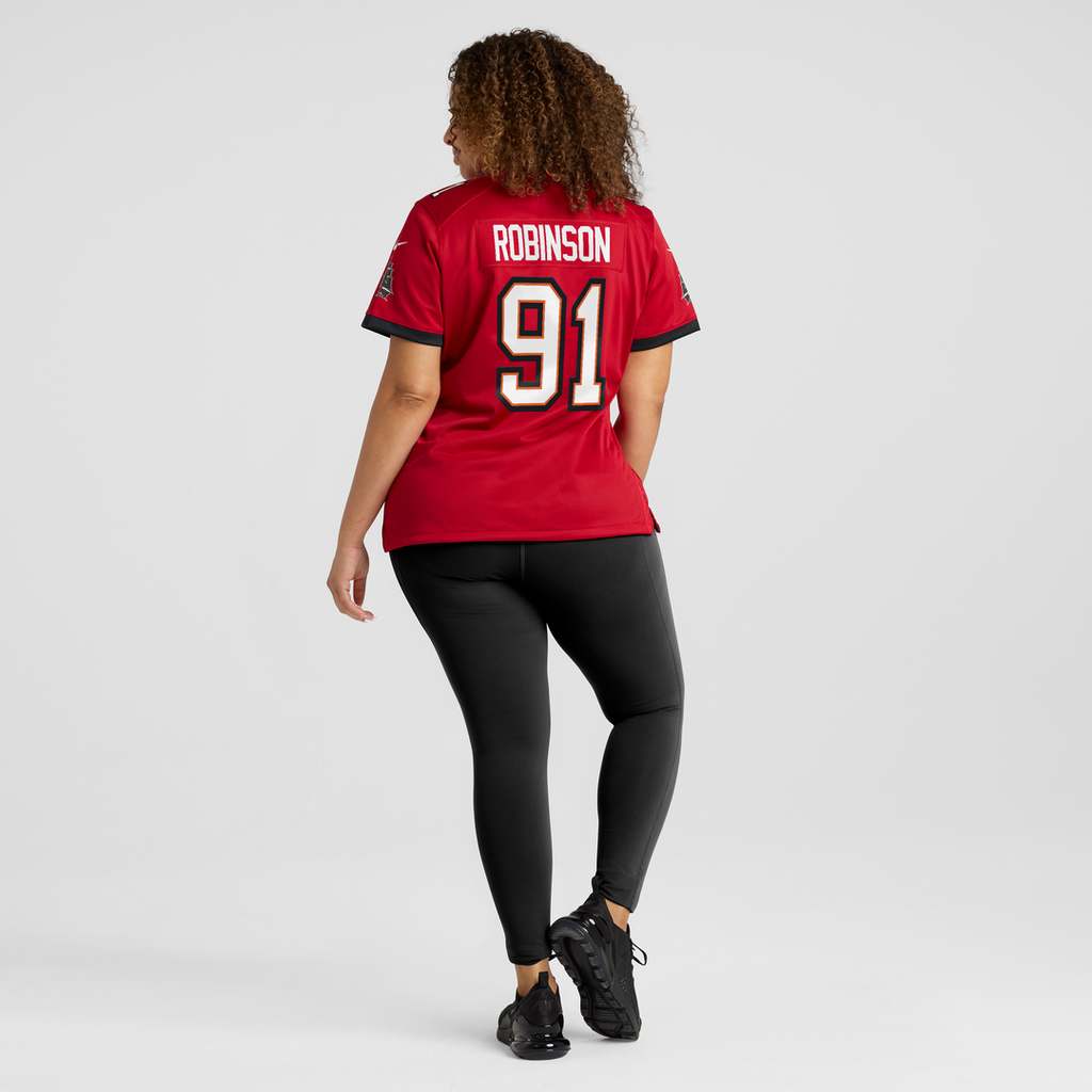 A'Shawn Robinson Tampa Bay Buccaneers Women's Team Jersey - Red