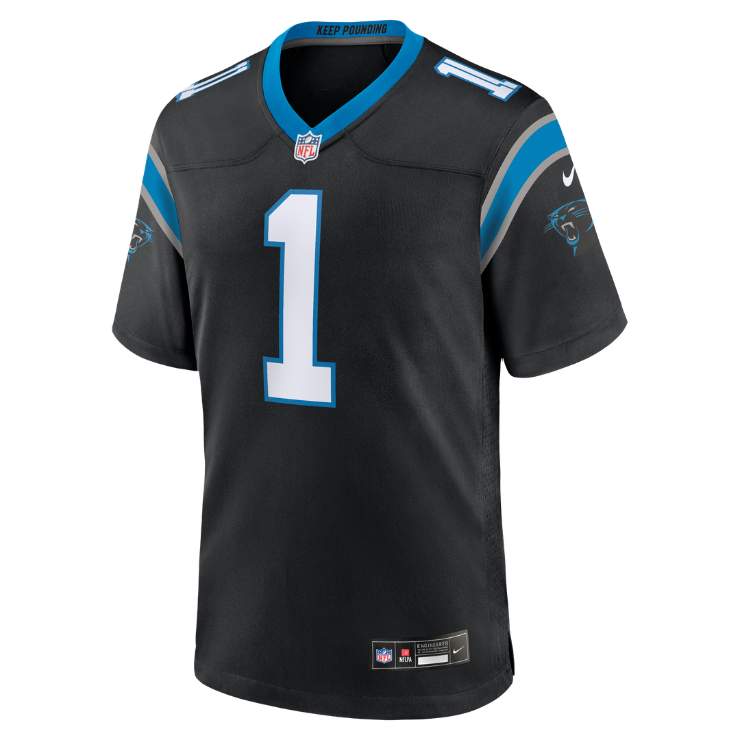 Cam Newton Carolina Panthers Team Retired Jersey - Black
