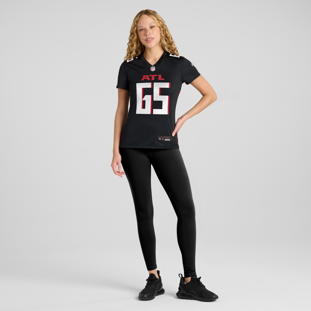 Matthew Bergeron Atlanta Falcons Women's Team Jersey - Black